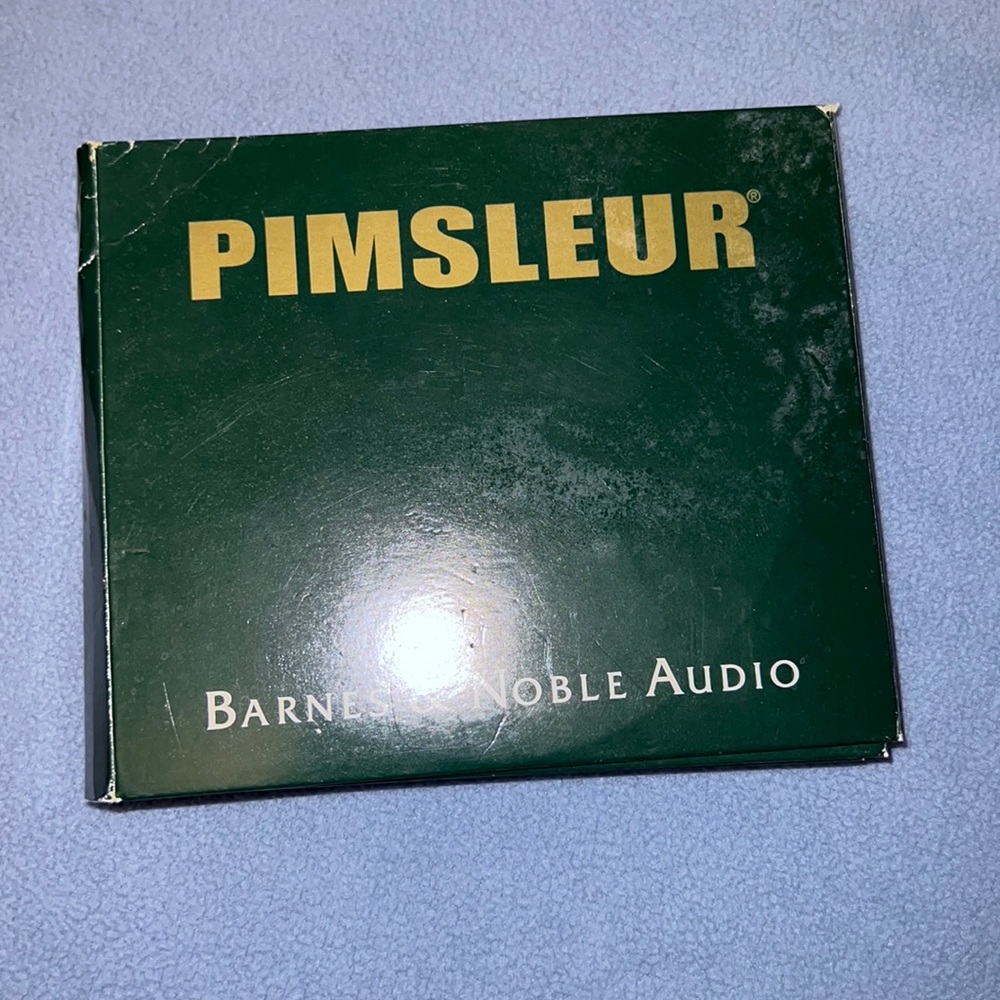 Pimsleur Cd Language, does not contain disk 4
